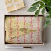 Christmas Luxury Christmas Trees Festive Seidenpapier (Geschenk)