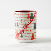 Christmas Luxury Christmas Trees Festive Tasse (Zentrum)