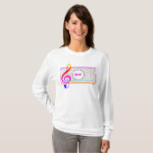 Christmas Lyric Long Sleeve T-Shirt (Vorne ganz)