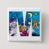 CHRISTMAS M SCHREIBEN / INSPIRIERT SANTA MONOGRAMM BUTTON (Vorderseite)