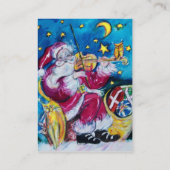 CHRISTMAS M SCHREIBEN / INSPIRIERT SANTA MONOGRAMM VISITENKARTE (Rückseite)