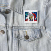 CHRISTMAS M SCHREIBEN / SANTA MIT VIOLIN MONOGRAM BUTTON (Beispiel)