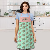 Christmas Macaron Colors Mistletoe Schürze