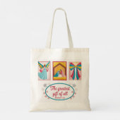 Christmas Machine Embroidery Design – Angel Tragetasche (Rückseite)