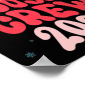 Christmas Maching Cousin Crew Riendeer Xmas Lights Poster (Ecke)