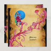 CHRISTMAS MAGIC BERRIES MIT PARCHMENT EINLADUNG (Vorne/Hinten)