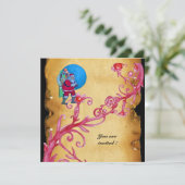 CHRISTMAS MAGIC BERRIES MIT PARCHMENT EINLADUNG (Stehend Vorderseite)