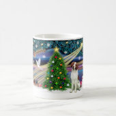 Christmas Magic Brittany Spaniel Kaffeetasse (Mittel)