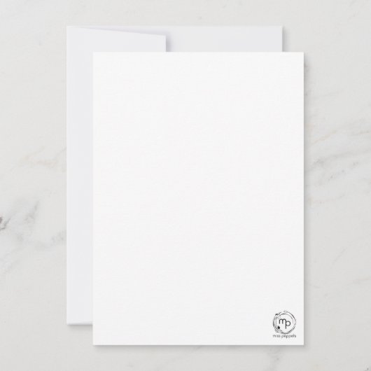 Christmas magic dankeskarte (Rückseite)