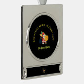 Christmas Magic in Every Gift Banner-Ornament Silber (Rechts)