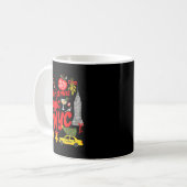 Christmas Magic In Nyc Festive Holiday New York Kaffeetasse (Vorderseite Links)