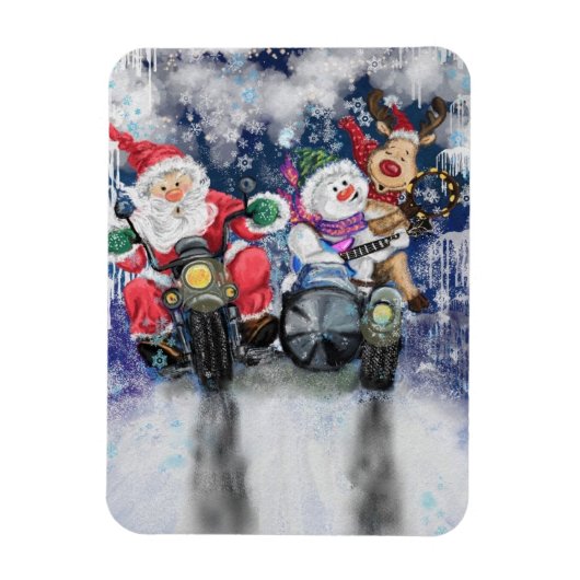 Christmas Magnet Frohe Weihnachtsfreunde - Spaß (Vertikal)