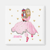Christmas Magnet Square Nutcracker Ballett (Vorne)