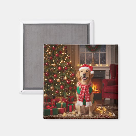 Christmas Magnets Magnet (Vorderseite/Rückseite)