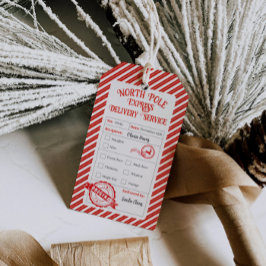 Christmas Mail From Santa North Pole Delivery Geschenkanhänger