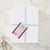 Christmas Mail From Santa North Pole Delivery Geschenkanhänger (Mit Garn)