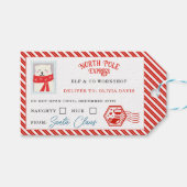Christmas Mail From Santa North Pole Delivery Geschenkanhänger (Vorderseite (Horizontal))