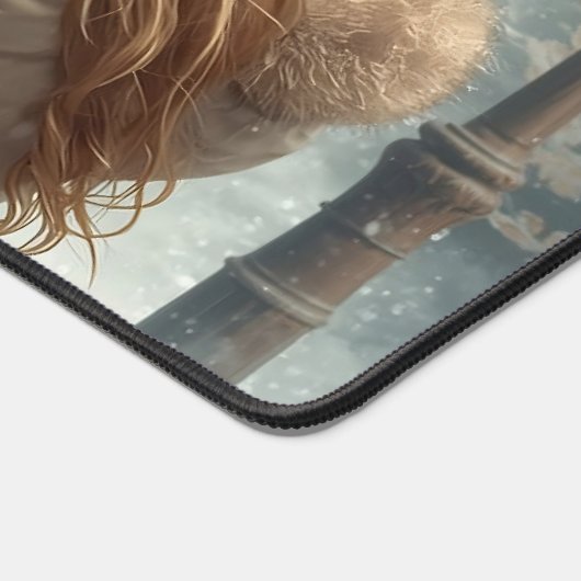 Christmas mailbox festive winter workspace schreibtischunterlage (Ecke)