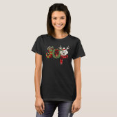 Christmas Maltese Joy Reindeer Xmas Funny T-Shirt (Vorne ganz)