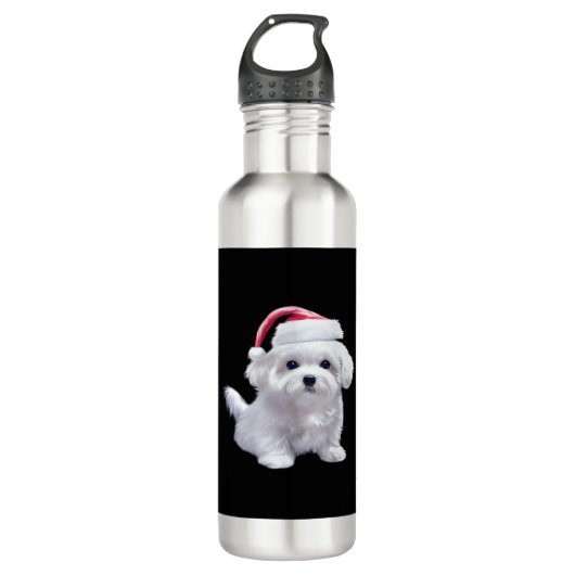Christmas Maltese - Perfect For Animal Lovers Clas Edelstahlflasche (Vorderseite)