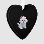 Christmas Maltese - Perfect For Animal Lovers Clas Ornament (Vorderseite)