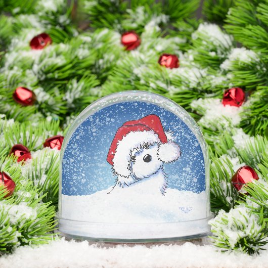 Christmas Maltese  Schneekugeln (Weihnachten)