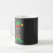 Christmas Mama Elf Kaffeetasse (Vorderseite Links)
