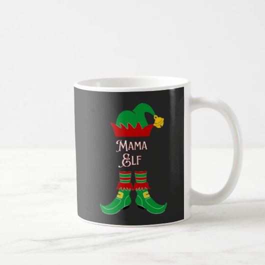 Christmas Mama Elf Kaffeetasse (Rechts)