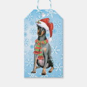 Christmas Manchester Terrier Geschenkanhänger (Vorderseite)