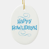 Christmas Manchester Terrier Keramik Ornament (Hinten)