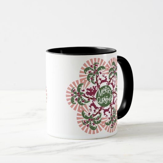 CHRISTMAS MANDALA TASSE (VorderseiteRechts)