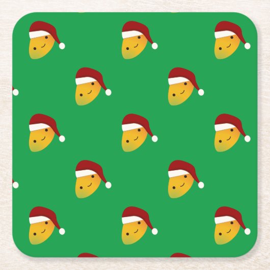 Christmas Mango Rechteckiger Pappuntersetzer (Vorderseite)