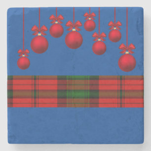 Christmas Marble Stone Untersetzer