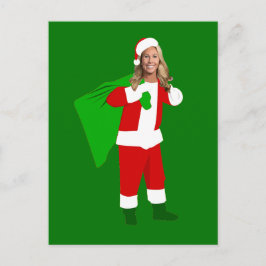 christmas Marjorie Taylor Greene santa claus Feiertagspostkarte