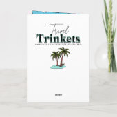 Christmas Market in Strasbourg, France Poem Karte (Rückseite)