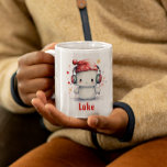 Christmas Marshmallow personalisierte Mug Kaffeetasse<br><div class="desc">Christmas Marshmallow personalisierte Mug</div>