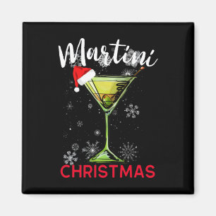 Christmas Martini Cocktail Happy Hour Fun Drink Gi Magnet