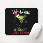 Christmas Martini Cocktail Happy Hour Fun Drink Gi Mousepad (Mit Mouse)