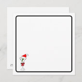 Christmas martini note card  mitteilungskarte (Vorne/Hinten)