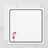 Christmas martini note card mitteilungskarte (Vorderseite)
