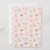 Christmas Martinis and Mahjong Party Einladung (Rückseite)