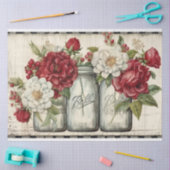 Christmas Mason Jars Seidenpapier (Basteln)