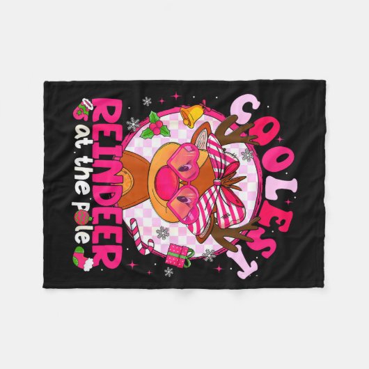 Christmas Matching Family Cutest Reindeer At The L Fleecedecke (Vorderseite (Horizontal))