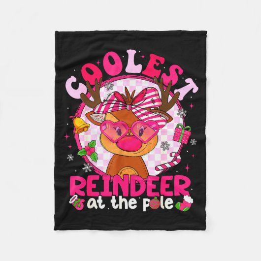 Christmas Matching Family Cutest Reindeer At The L Fleecedecke (Vorderseite)