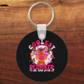 Christmas Matching Family Cutest Reindeer At The L Schlüsselanhänger (Vorderseite)