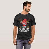 Christmas Matching I m The Drinking Reindeer T-Shirt (Vorne ganz)