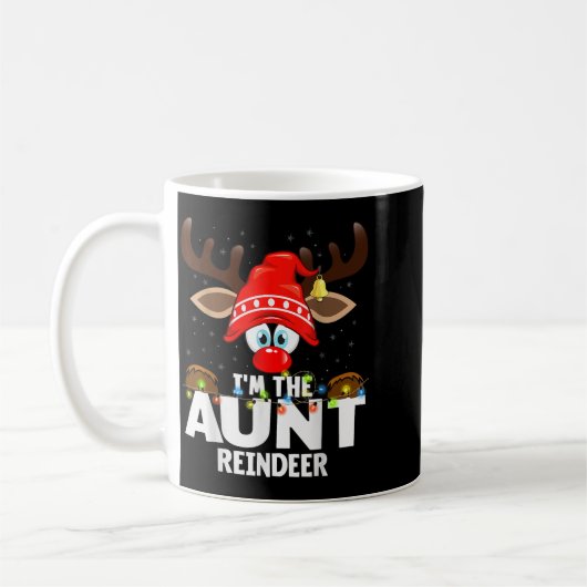 Christmas Matching I'm The Aunt Reindeer  Kaffeetasse (Links)