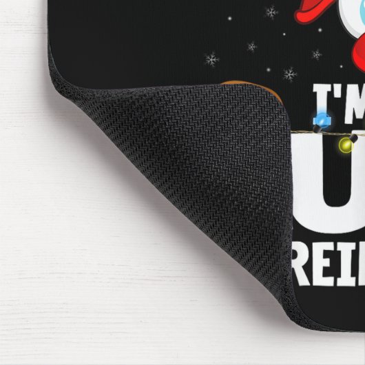 Christmas Matching I'm The Aunt Reindeer  Mousepad (Ecke)