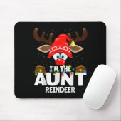 Christmas Matching I'm The Aunt Reindeer  Mousepad (Mit Mouse)