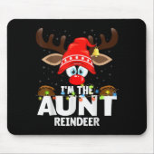 Christmas Matching I'm The Aunt Reindeer  Mousepad (Vorne)